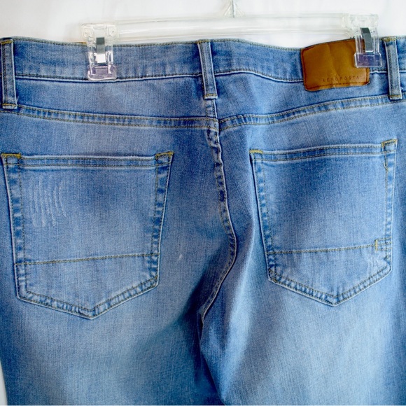 Aeropostale Light Blue Flexible Skinny Jeans Mens Size 32W/32L - NEW - Picture 7 of 8